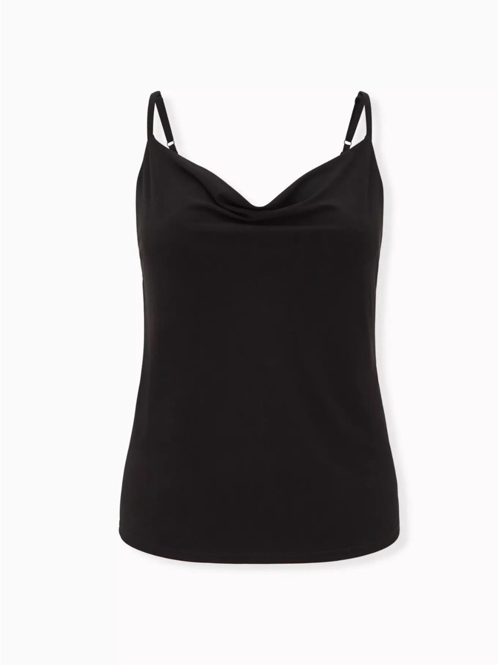 Torrid studio crepe de chine cowl neck cami - size 2/2X/18-20 - black